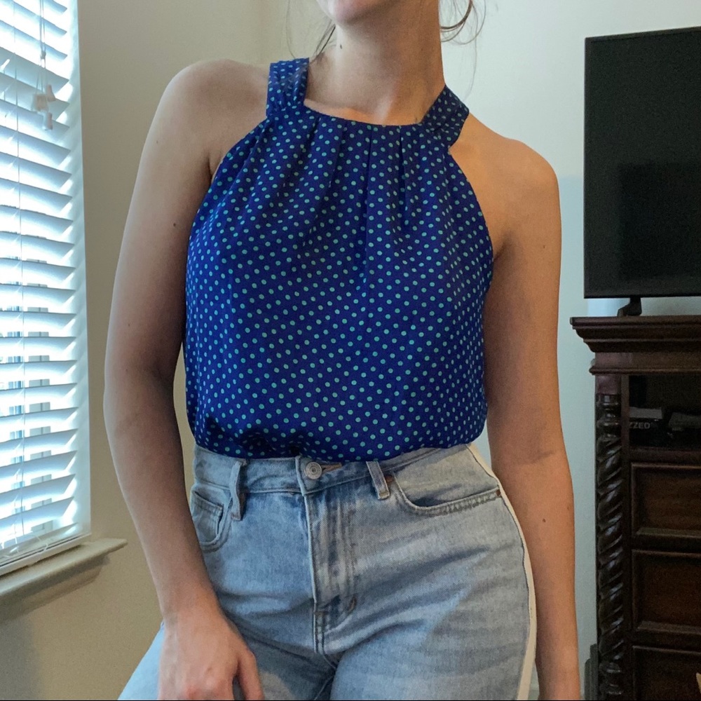 SOLD: Polka dot tank